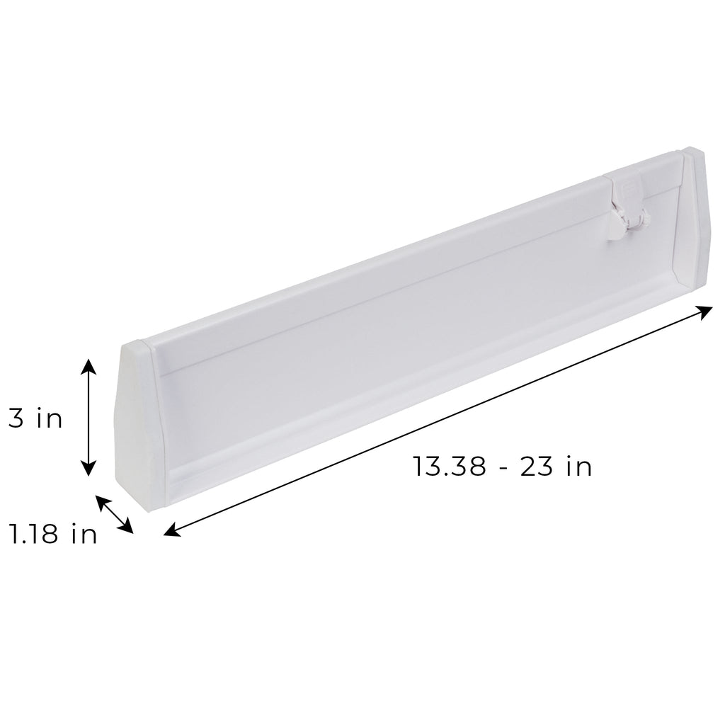 2-Pack Adjustable Drawer Dividers - White