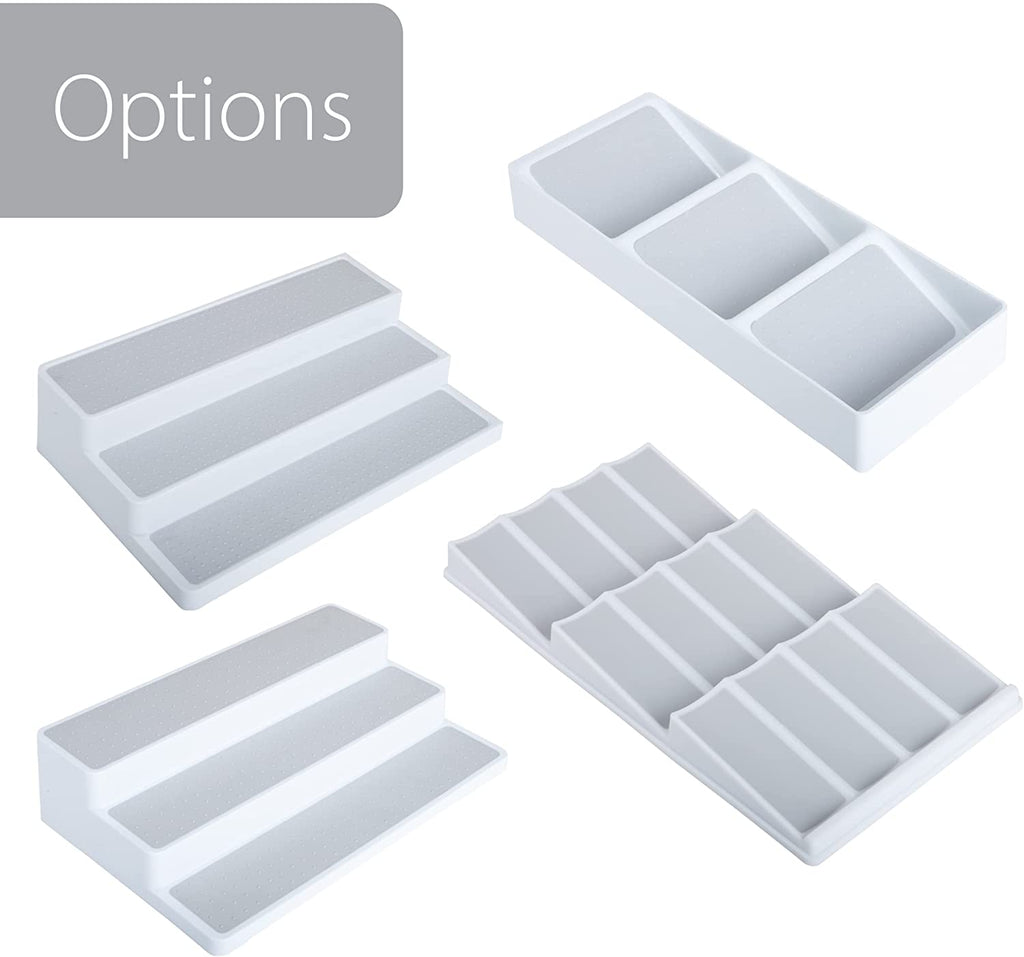 3-Tier Plastic Spice Rack Drawer
