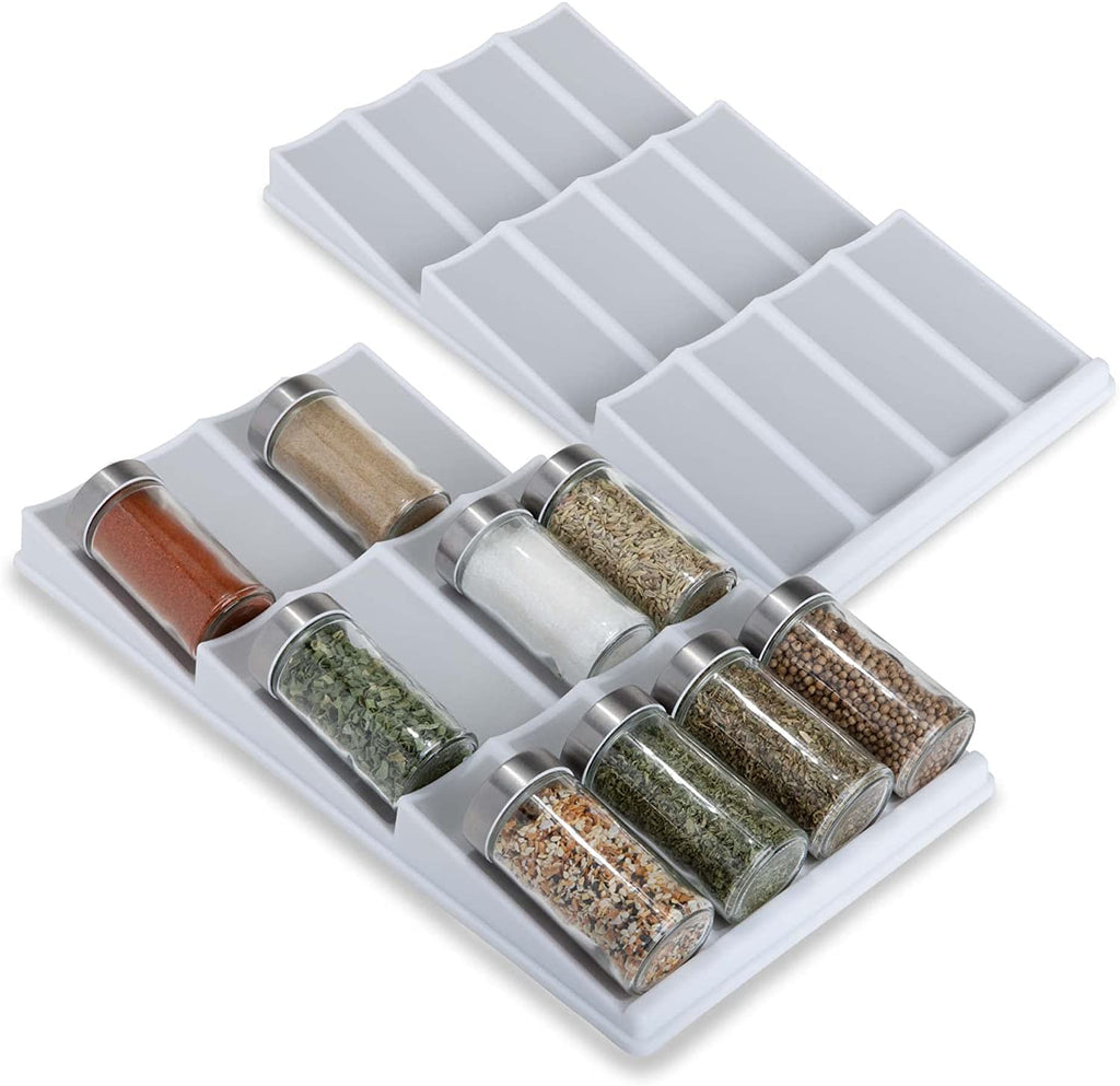 3-Tier Plastic Spice Rack Drawer