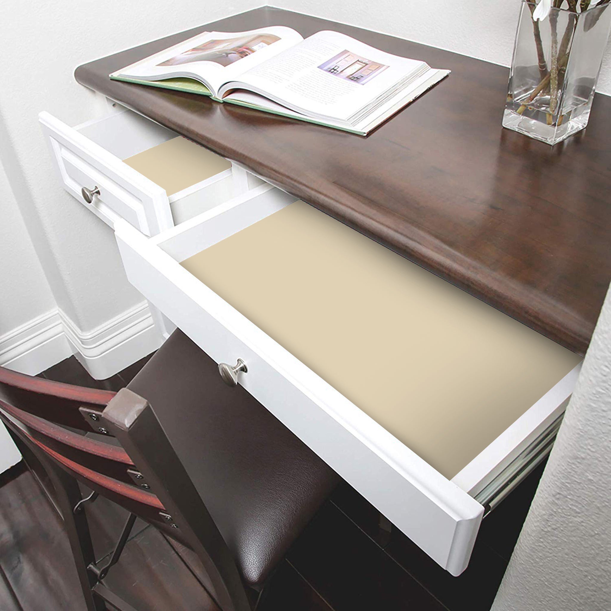 Bonded Grip Shelf Liner - 12 Inch x 10 Feet - Non-Adhesive