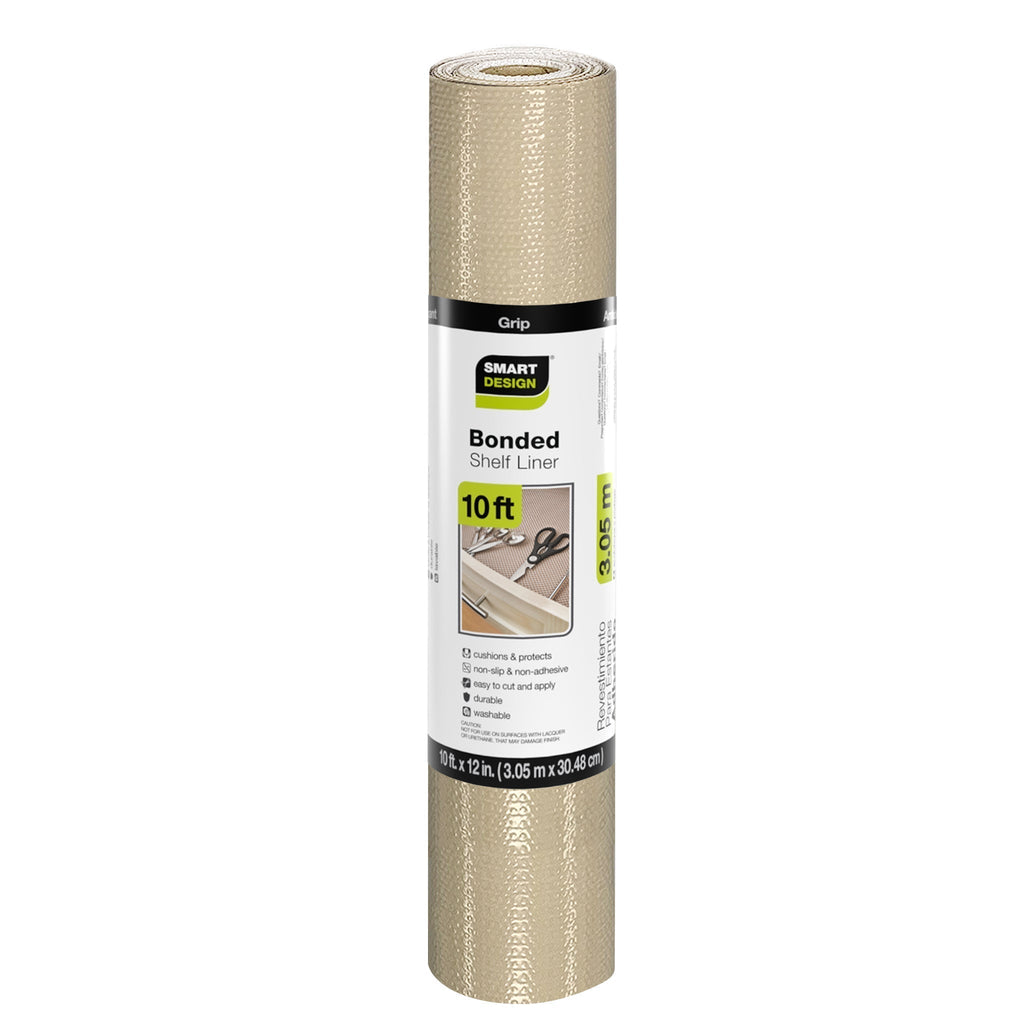 Bonded Grip Shelf Liner - 12 Inch x 10 Feet - Non-Adhesive