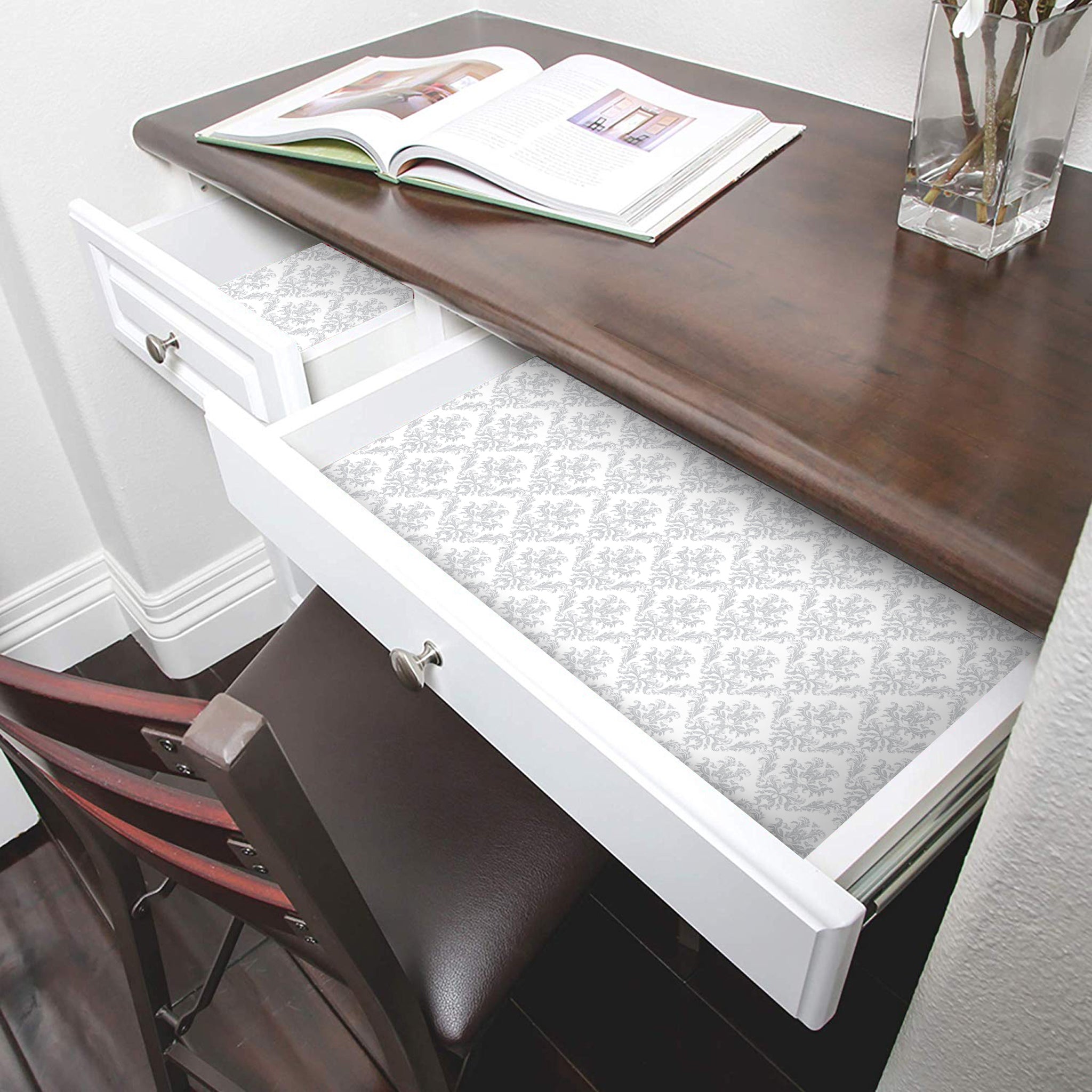 Bonded Grip Shelf Liner - 12 Inch x 10 Feet - Non-Adhesive