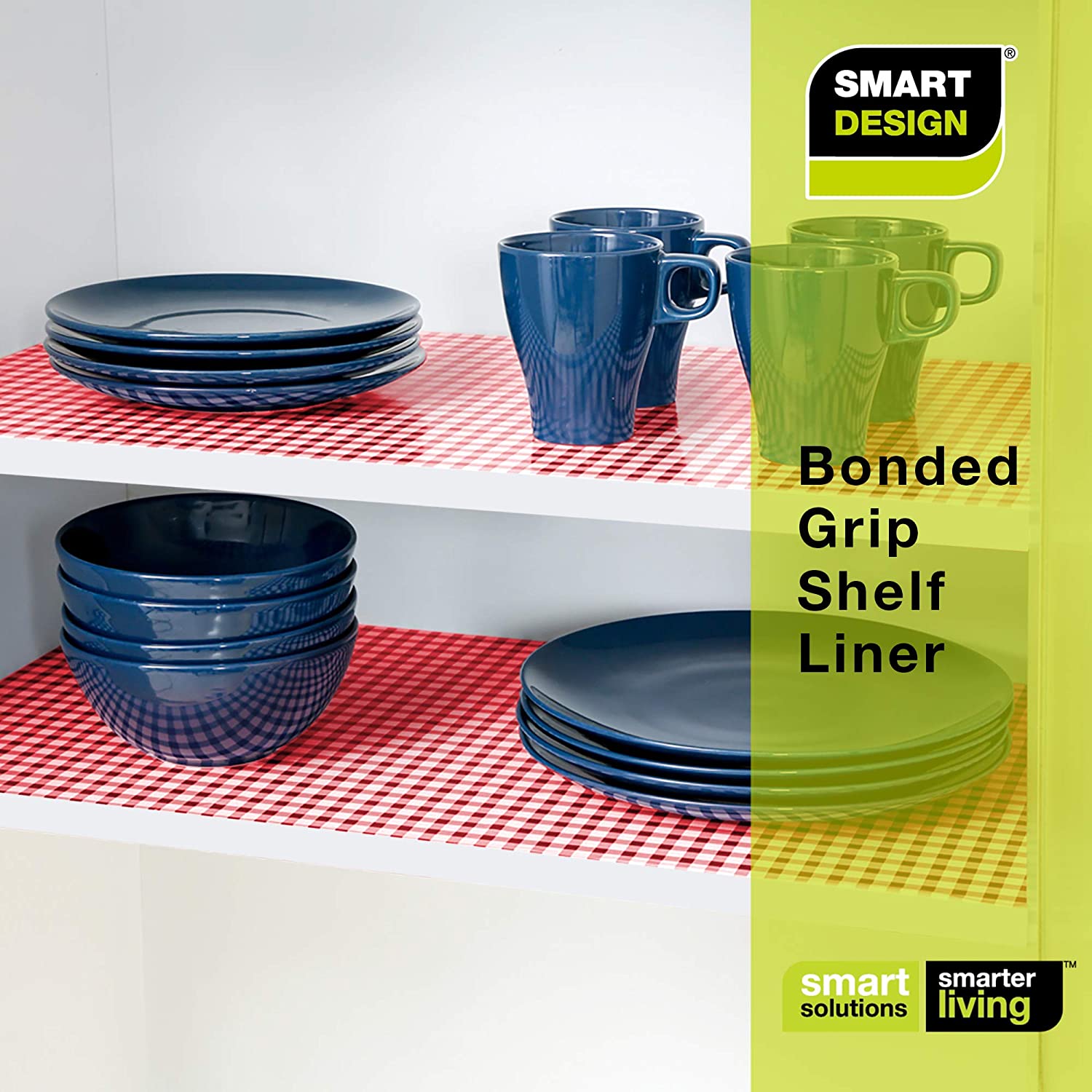 Bonded Grip Shelf Liner - 12 Inch x 60 Feet - Non-Adhesive