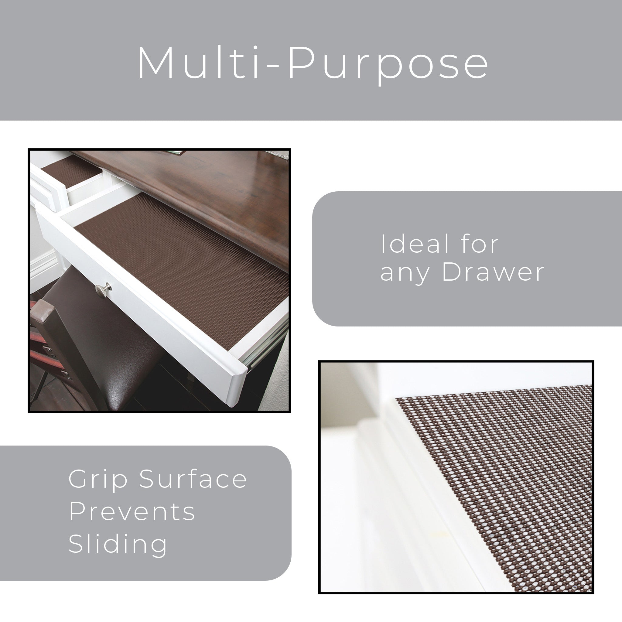 Classic Grip Shelf Liner - 12" x 10'
