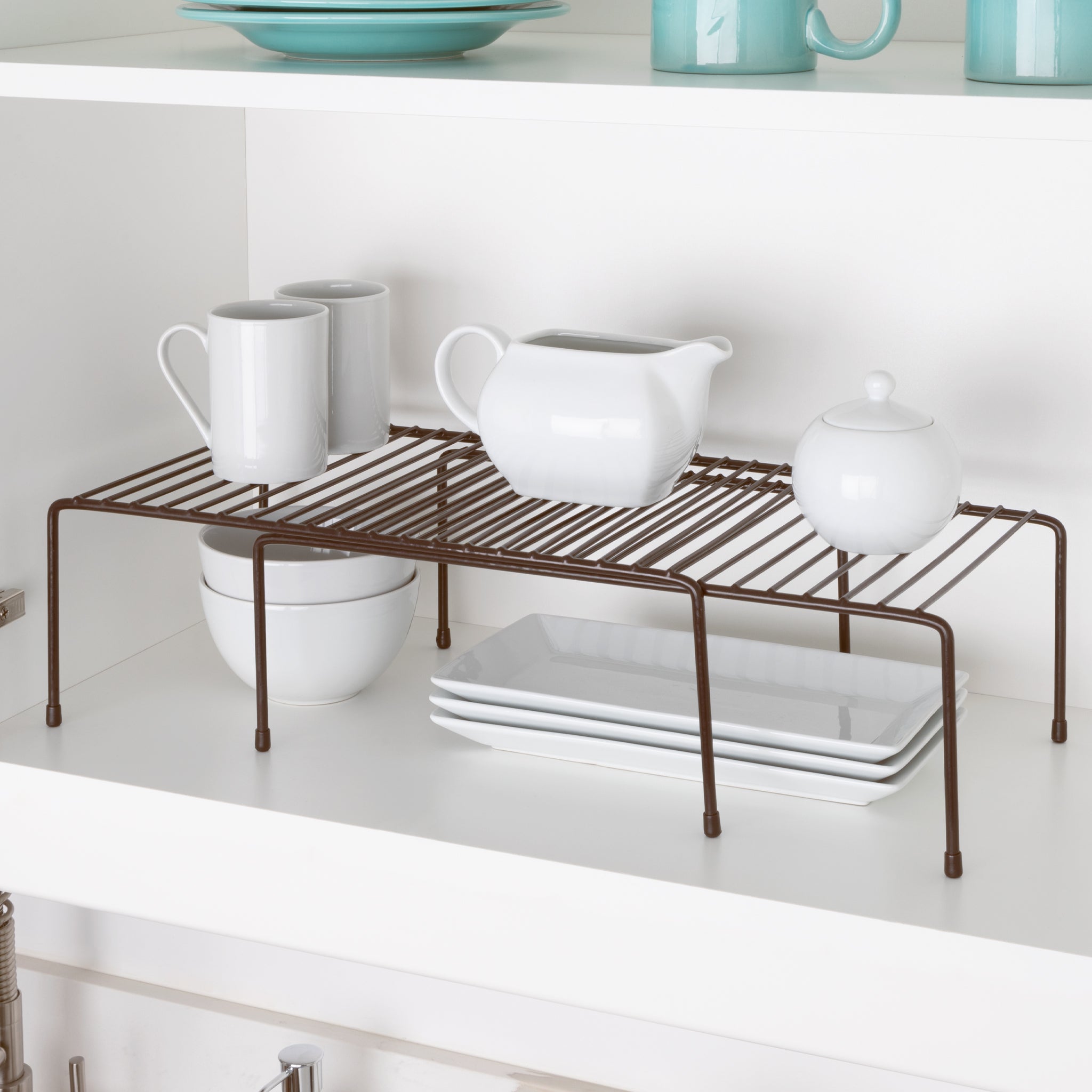 Expandable Kitchen Storage Shelf, Adjustable, Various Colors