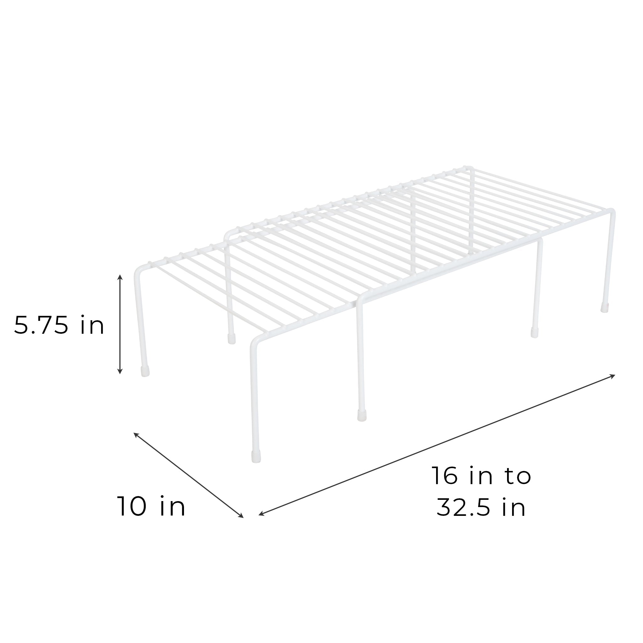 Expandable Kitchen Storage Shelf, Adjustable, Various Colors