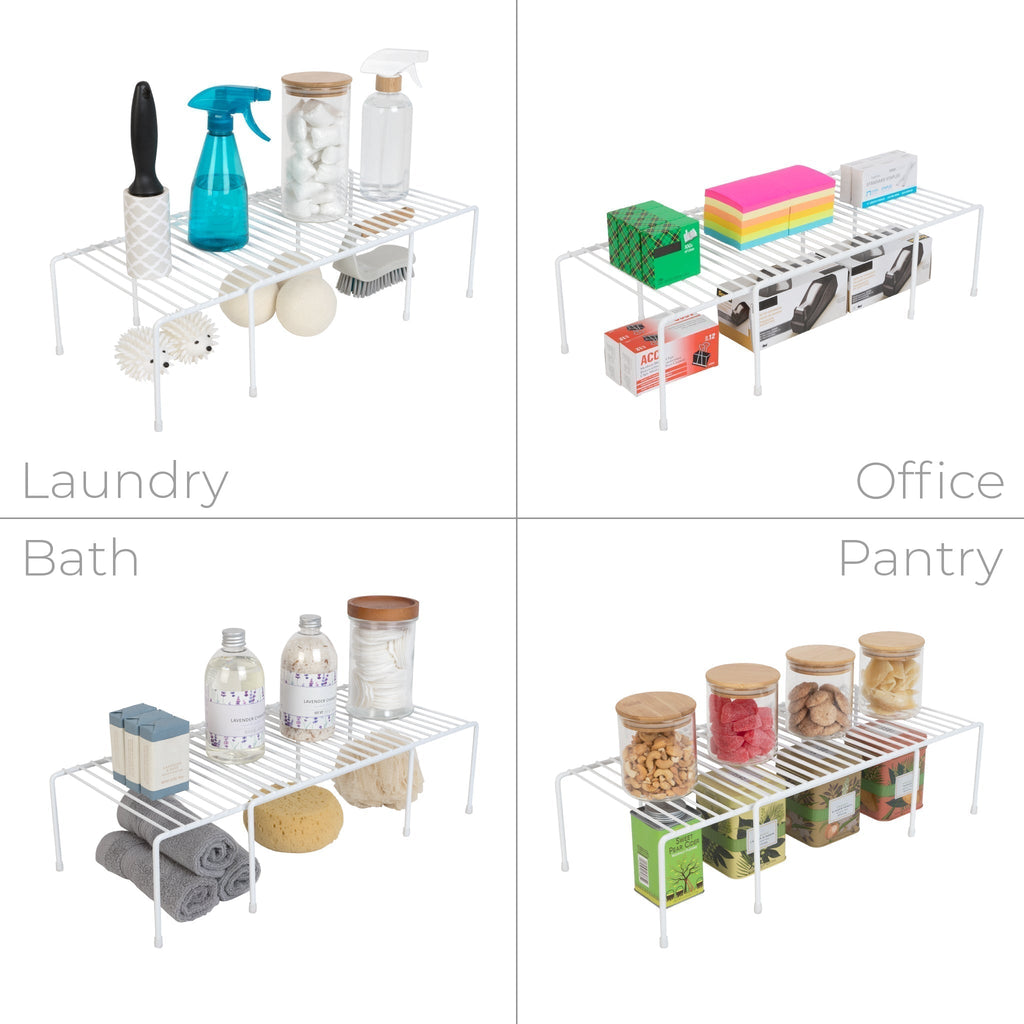 Expandable Kitchen Storage Shelf, Adjustable, Various Colors