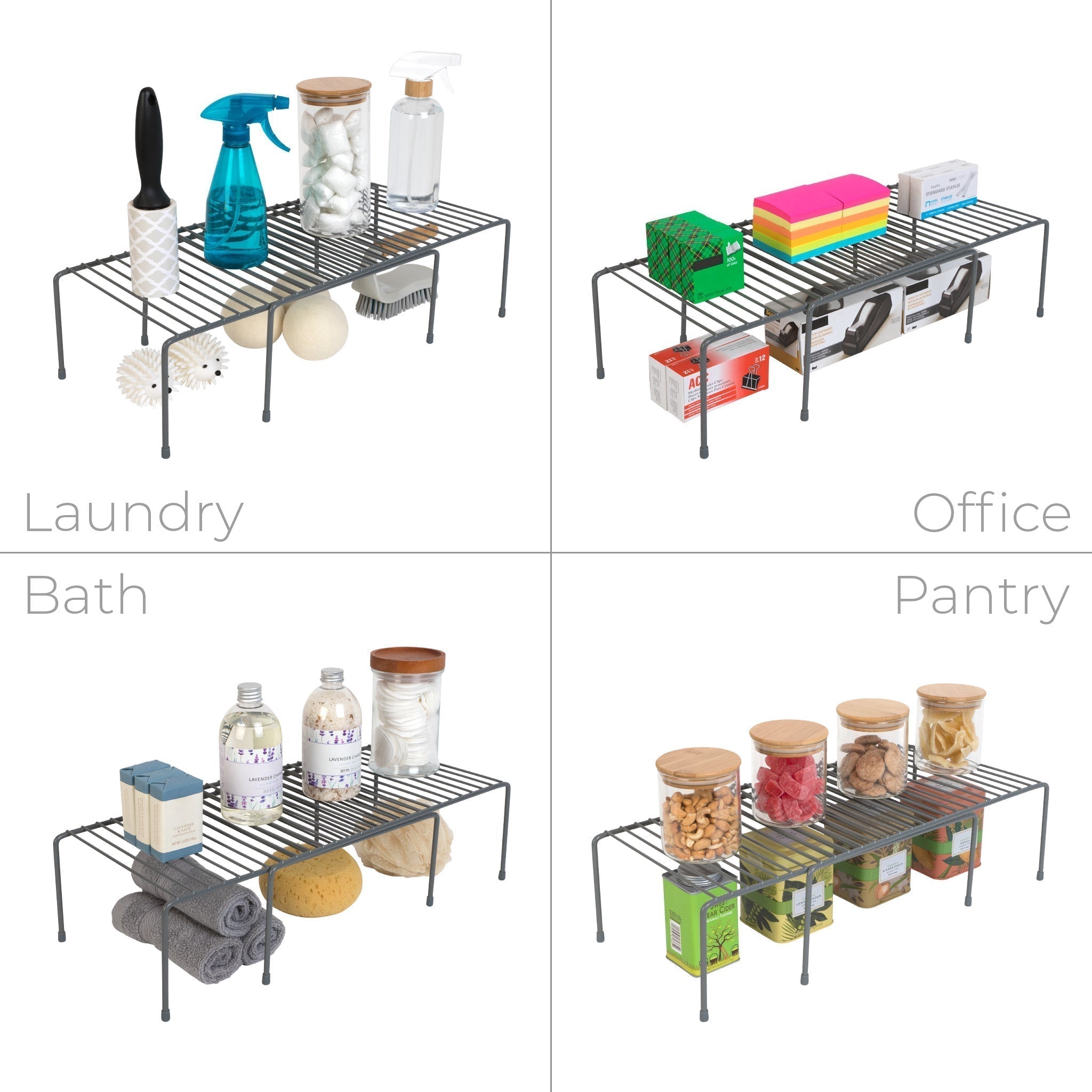 Expandable Cabinet Storage Rack