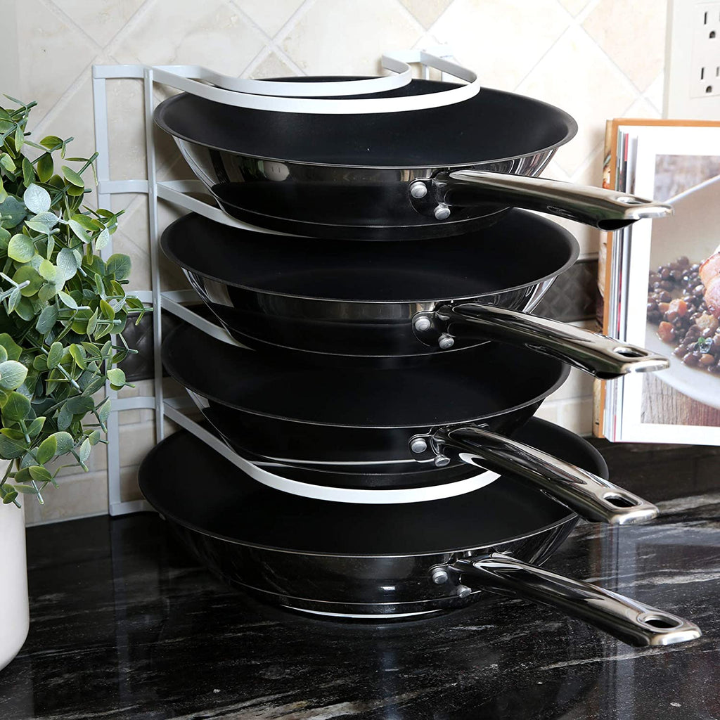Heavy Duty 5-Tier Pan Rack Storage Organizer