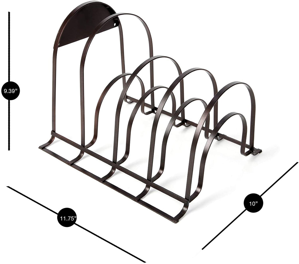 Heavy Duty 5-Tier Pan Rack Storage Organizer