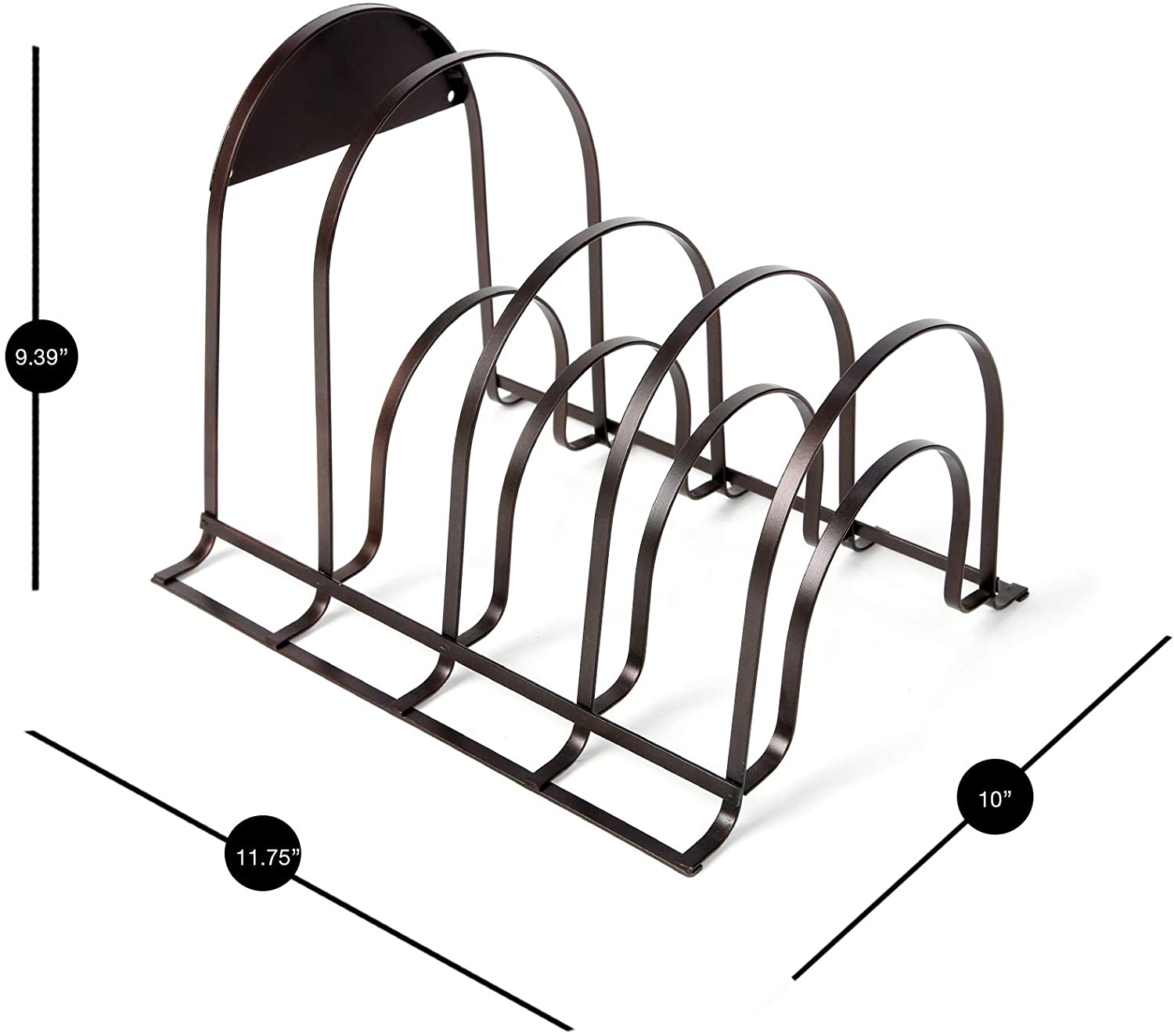 Heavy Duty 5-Tier Pan Rack Storage Organizer