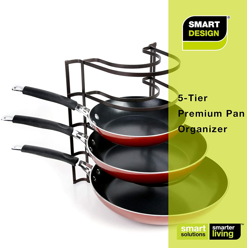 Heavy Duty 5-Tier Pan Rack Storage Organizer