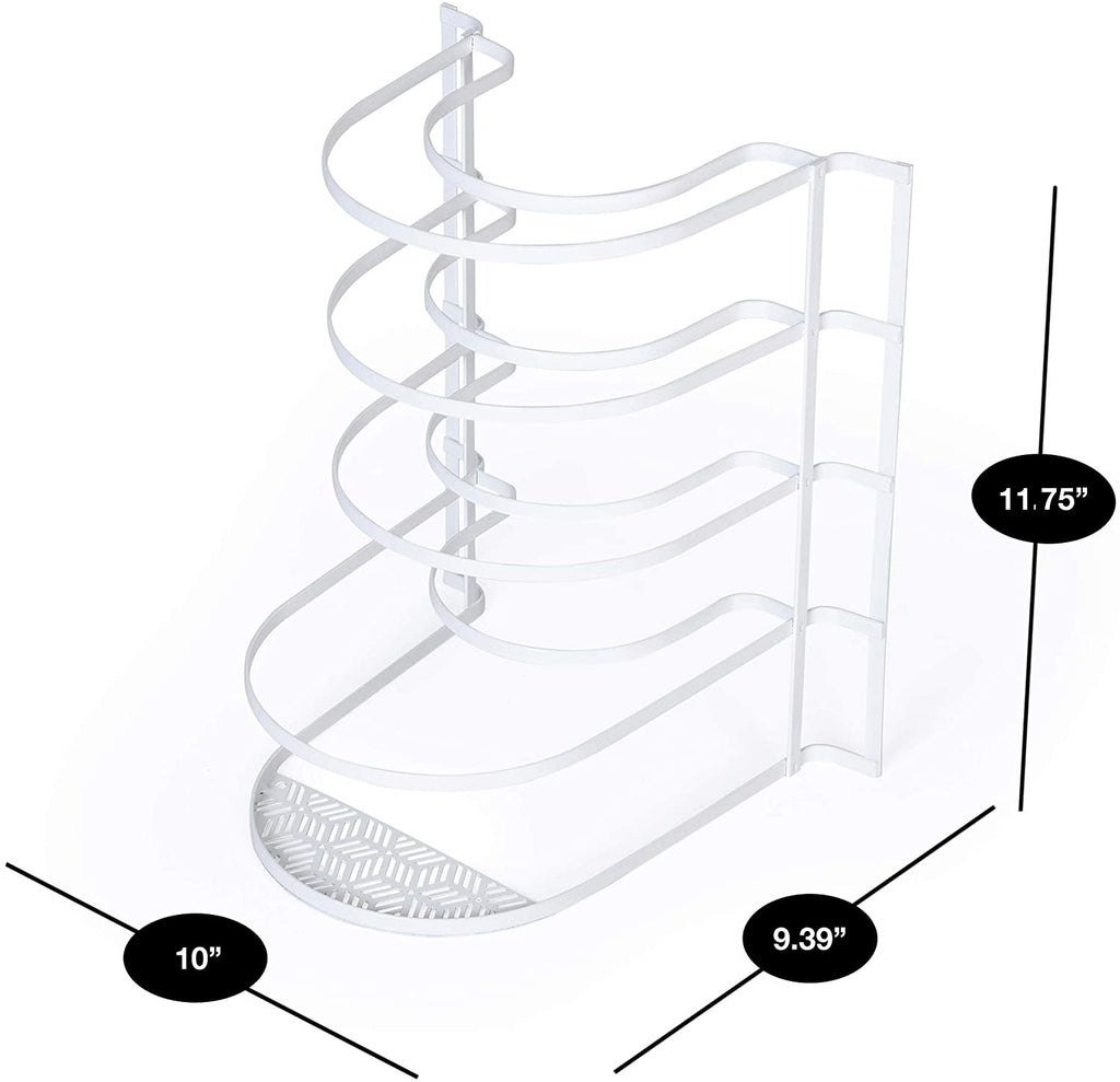 Heavy Duty 5-Tier Pan Rack Storage Organizer
