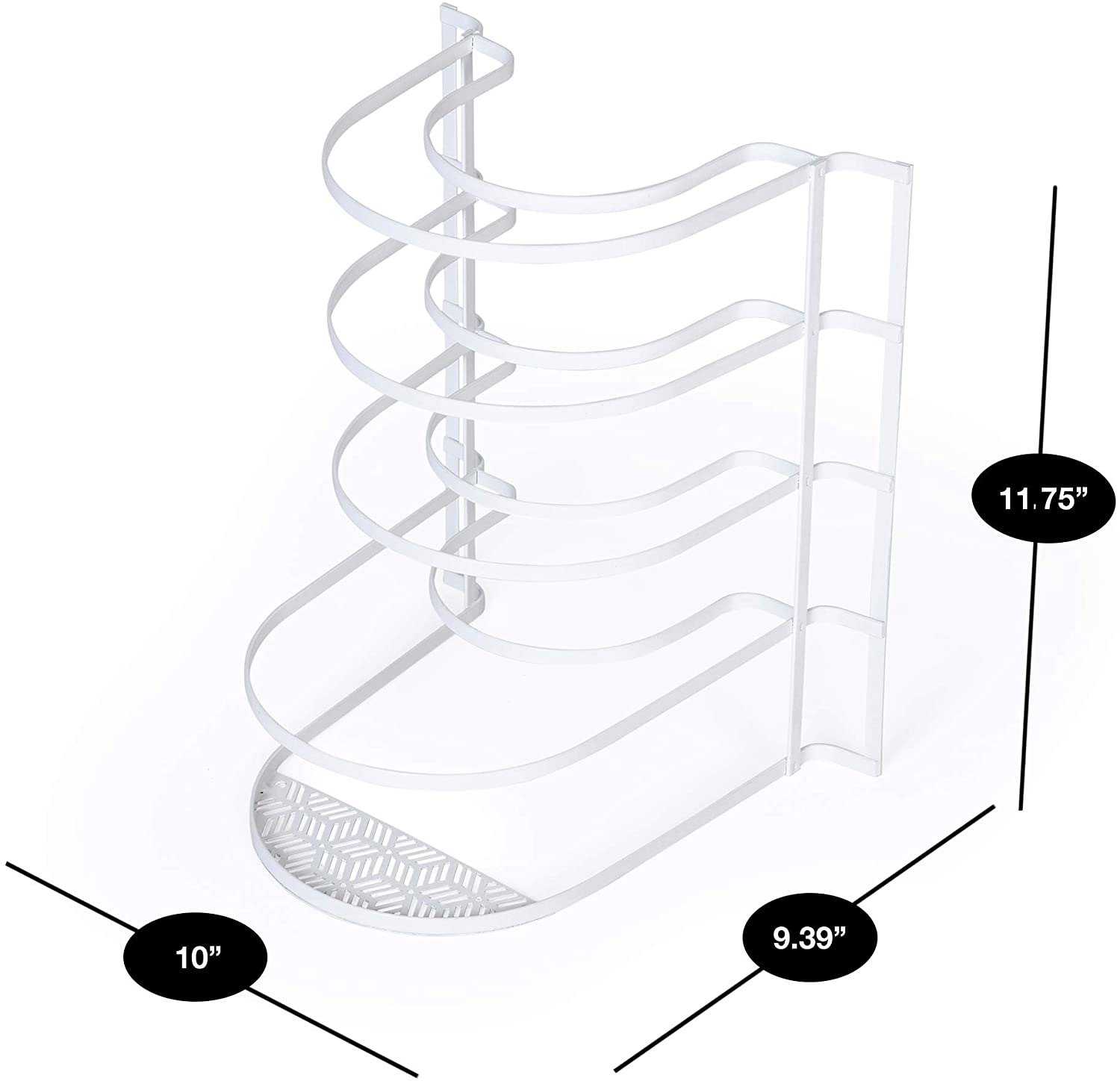 Heavy Duty 5-Tier Pan Rack Storage Organizer