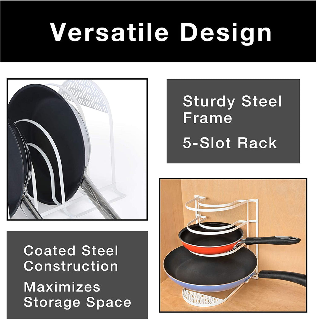 Heavy Duty 5-Tier Pan Rack Storage Organizer