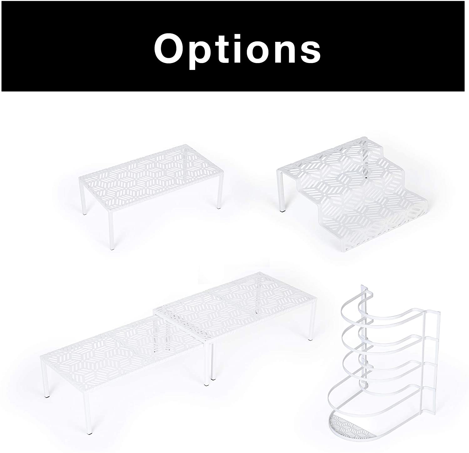 Heavy Duty 5-Tier Pan Rack Storage Organizer