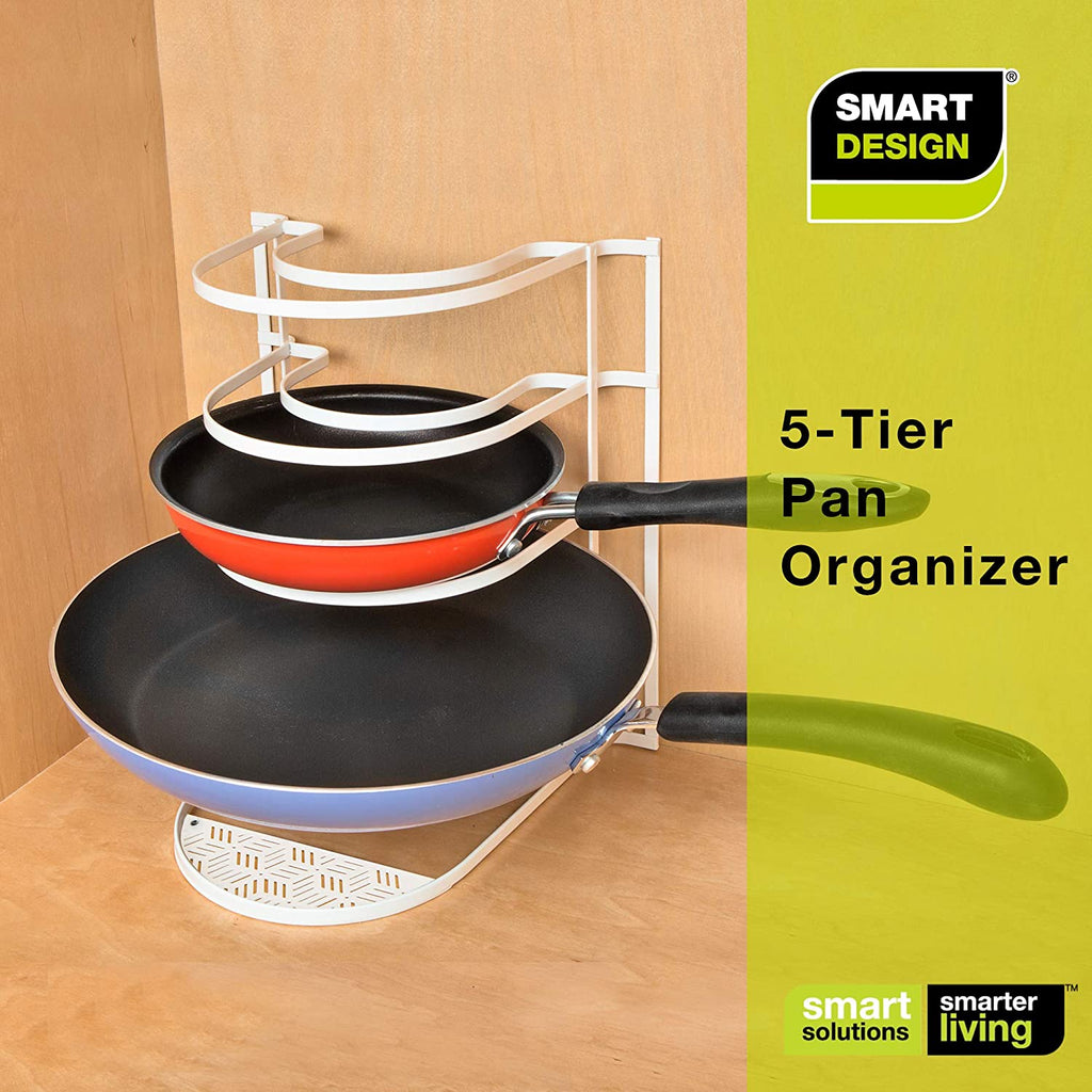 Heavy Duty 5-Tier Pan Rack Storage Organizer
