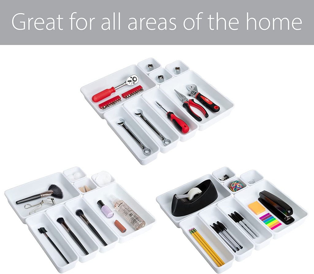 Interlocking Drawer Organizer - 8 Piece Set