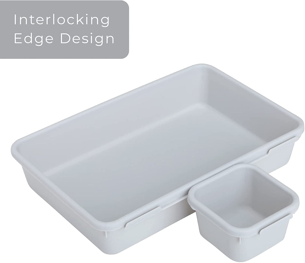 Interlocking Drawer Organizer - 8 Piece Set