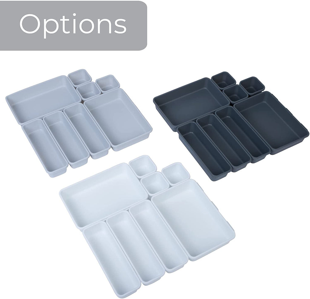 Interlocking Drawer Organizer - 8 Piece Set