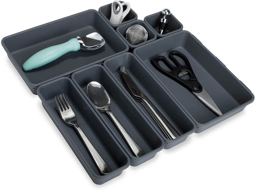 Interlocking Drawer Organizer - 8 Piece Set