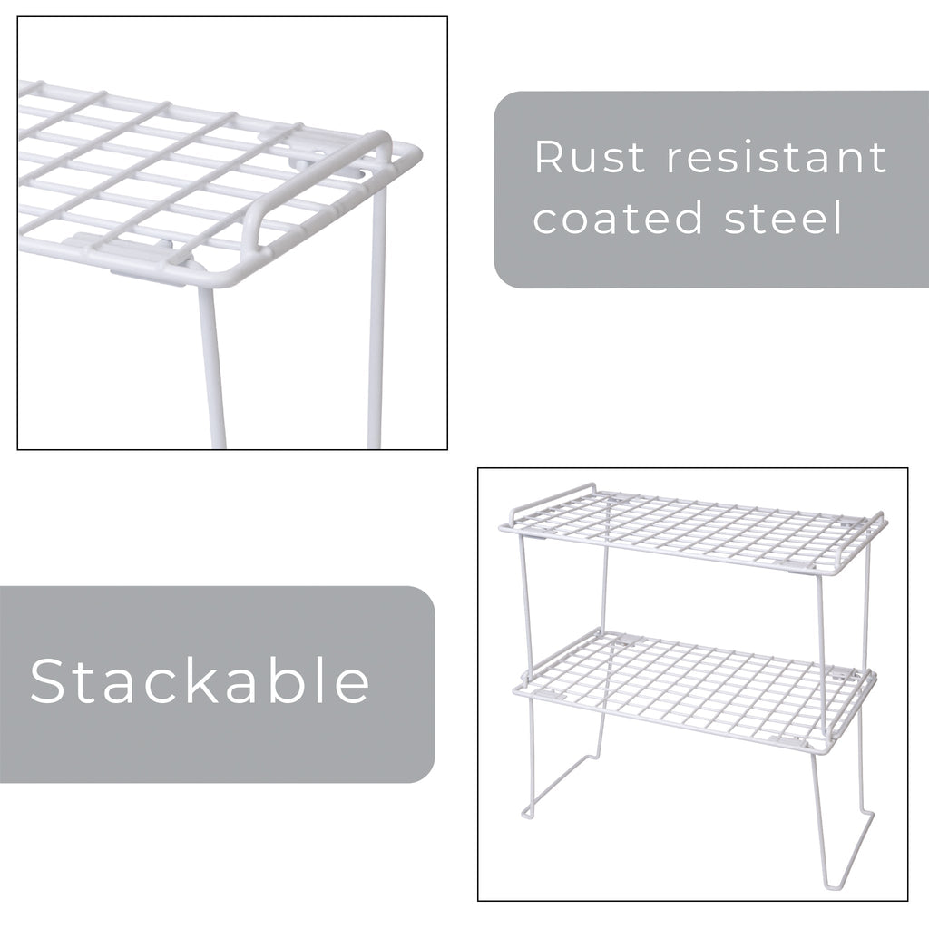 Large Stacking Cabinet Shelf Rack