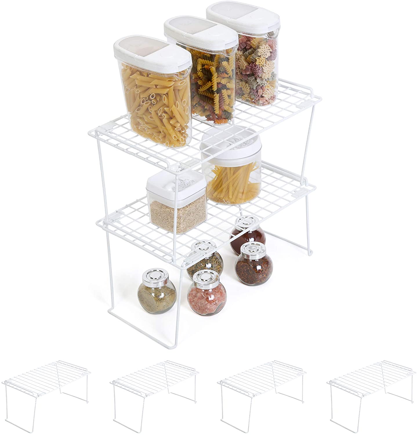 Large Stacking Cabinet Shelf Rack