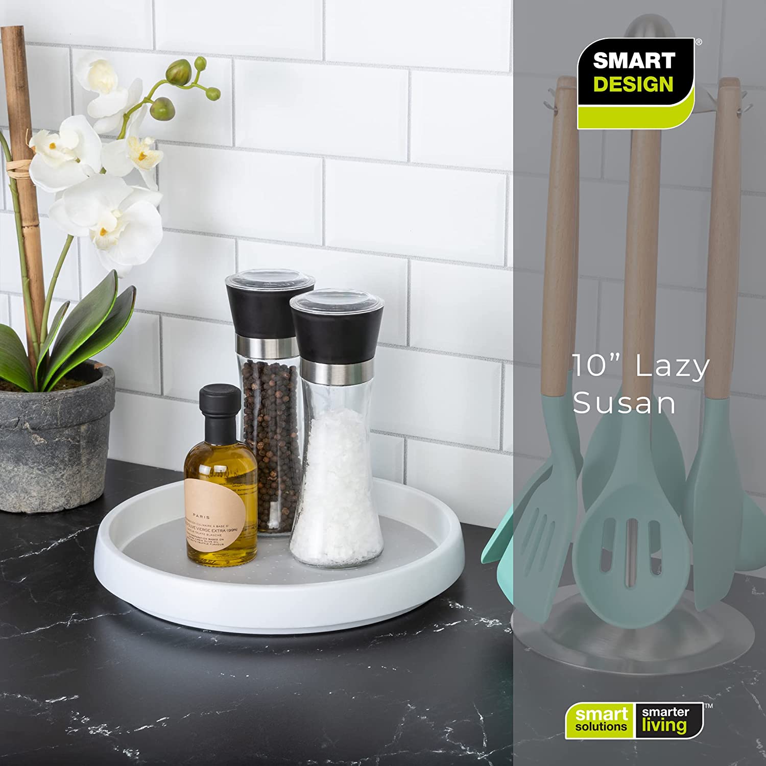 Lazy Susan Spinning Turntable Organizer - 10 Inch