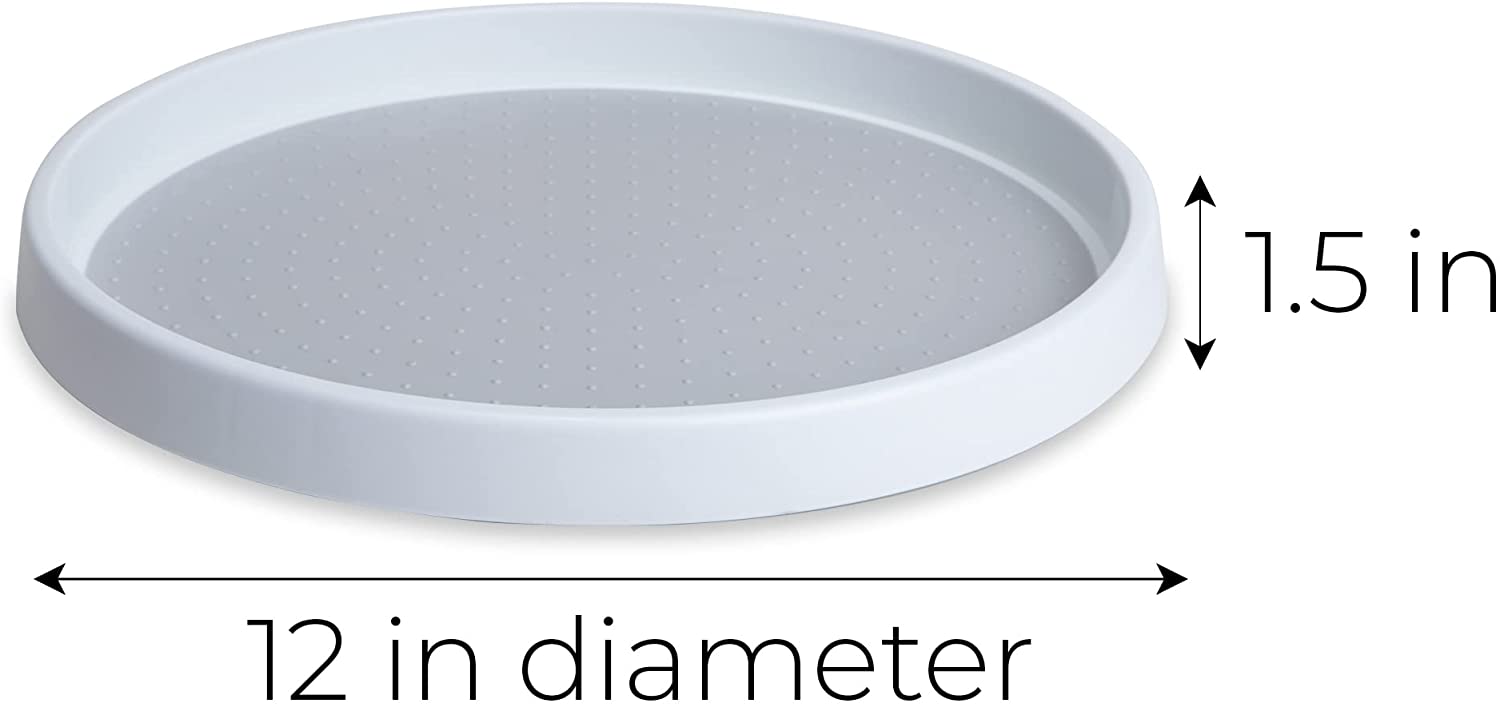 Lazy Susan Spinning Turntable Organizer - 12 Inch