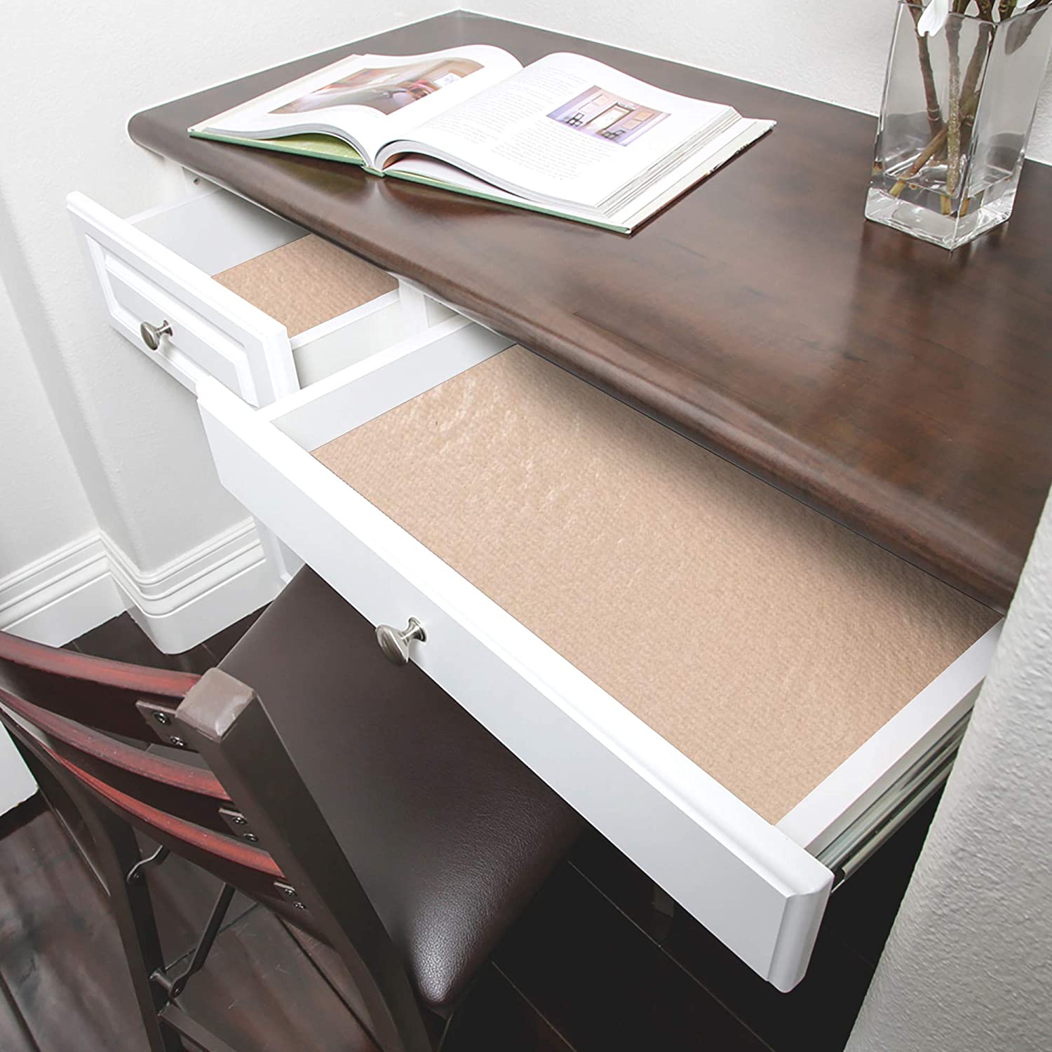 Master Solid Grip Shelf Liner - 18 Inch x 4 Feet