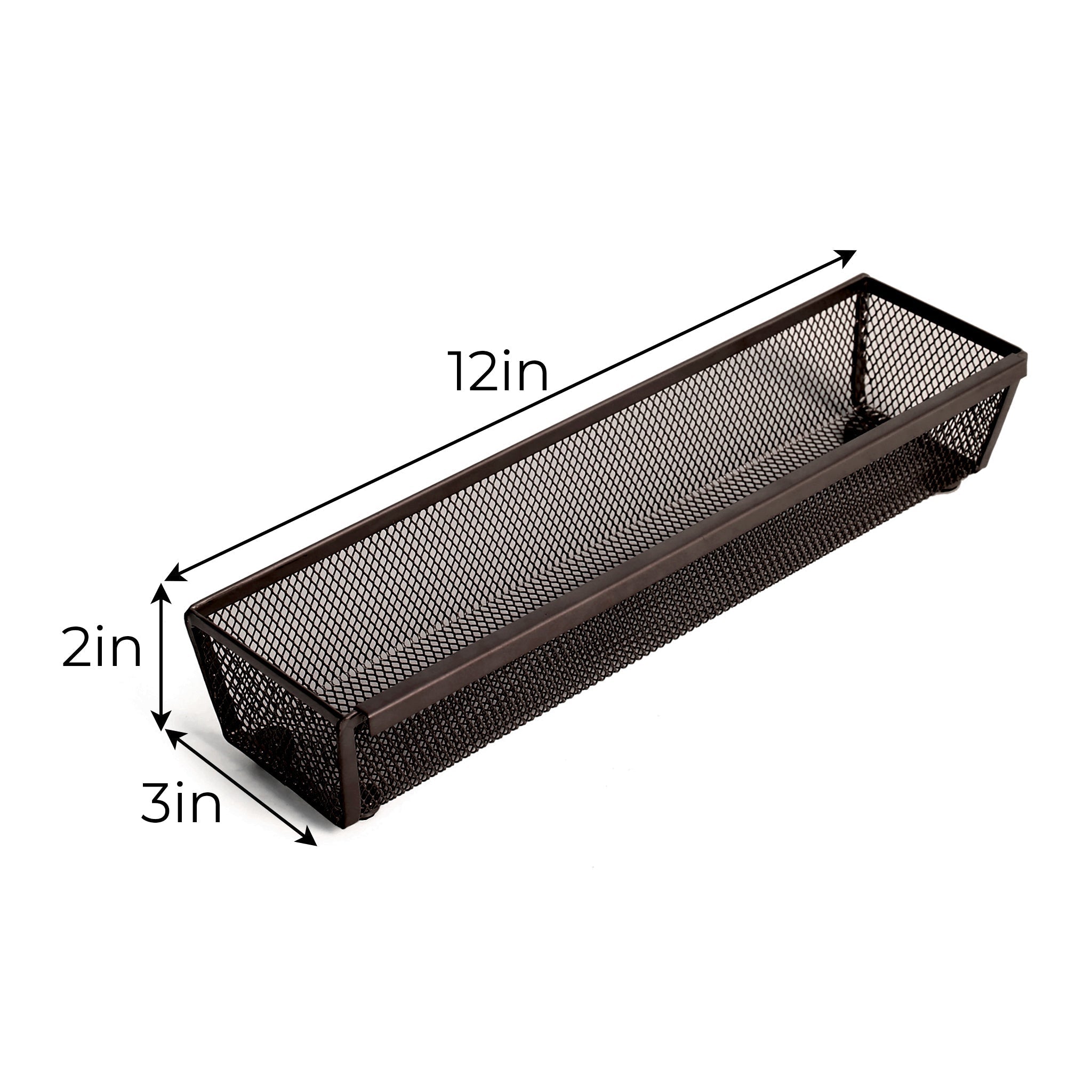 Mesh Drawer Organizer (3″ × 12″)