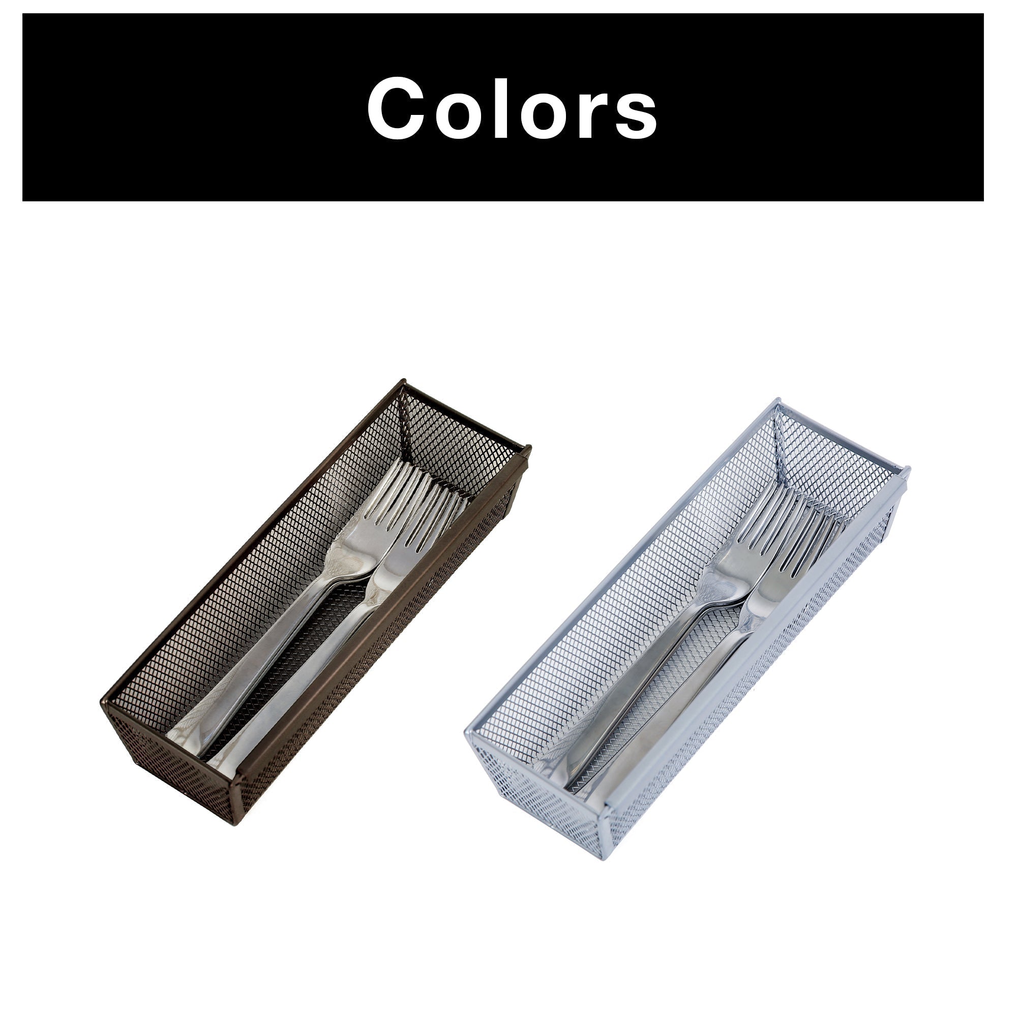Steel Mesh Drawer Organizer (3 × 9)