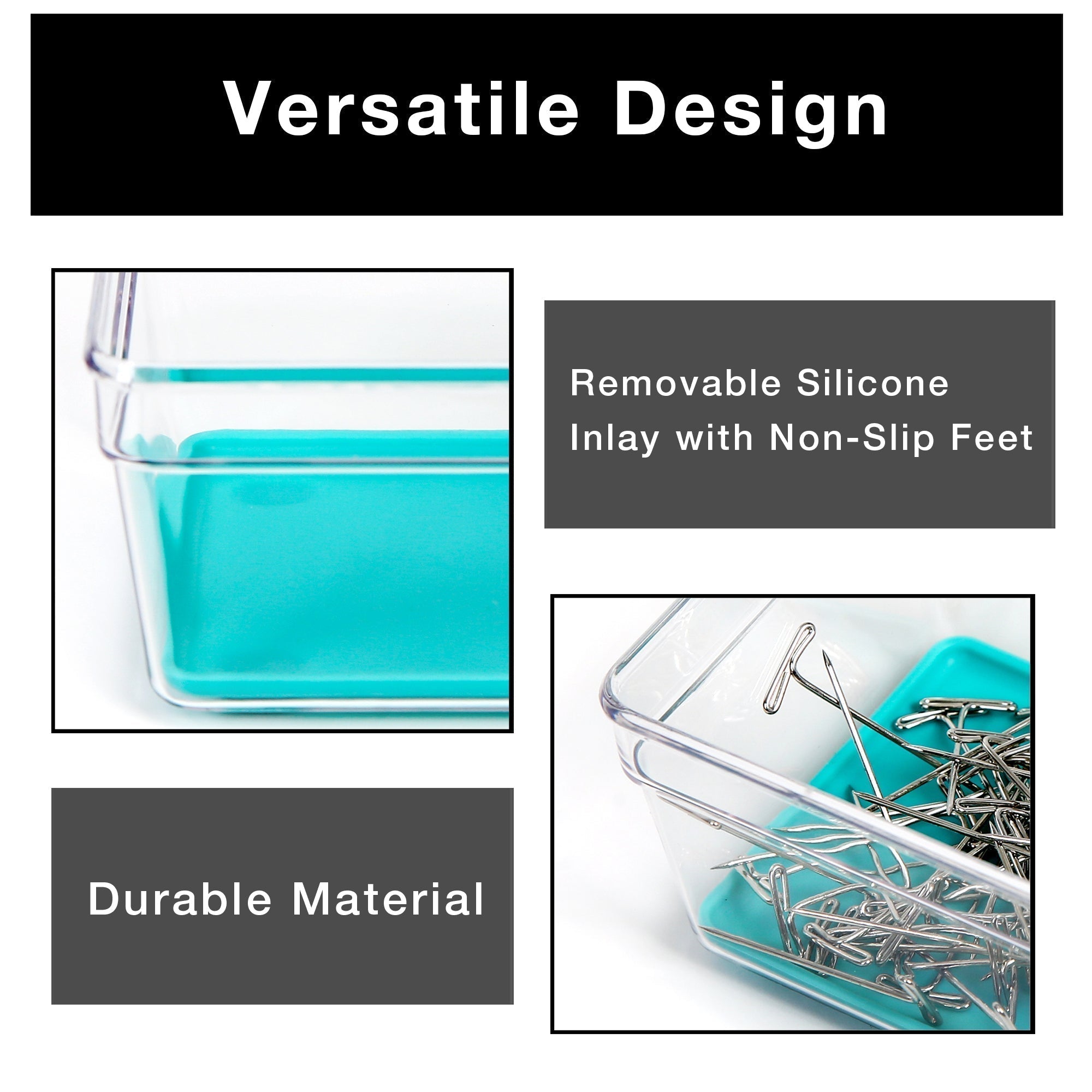 Plastic Drawer Organizer - 3 X 3 Inch