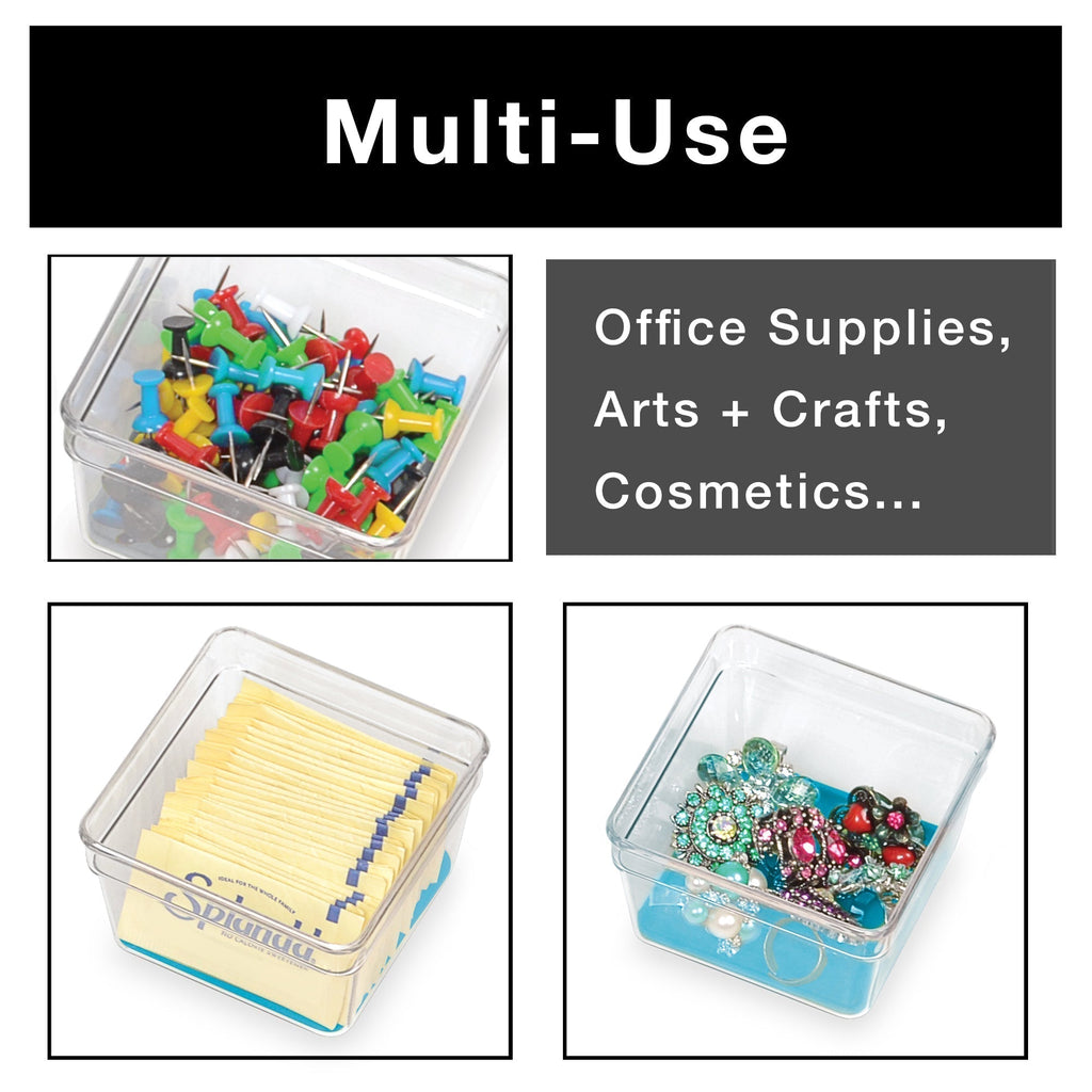 Plastic Drawer Organizer - 3 X 3 Inch