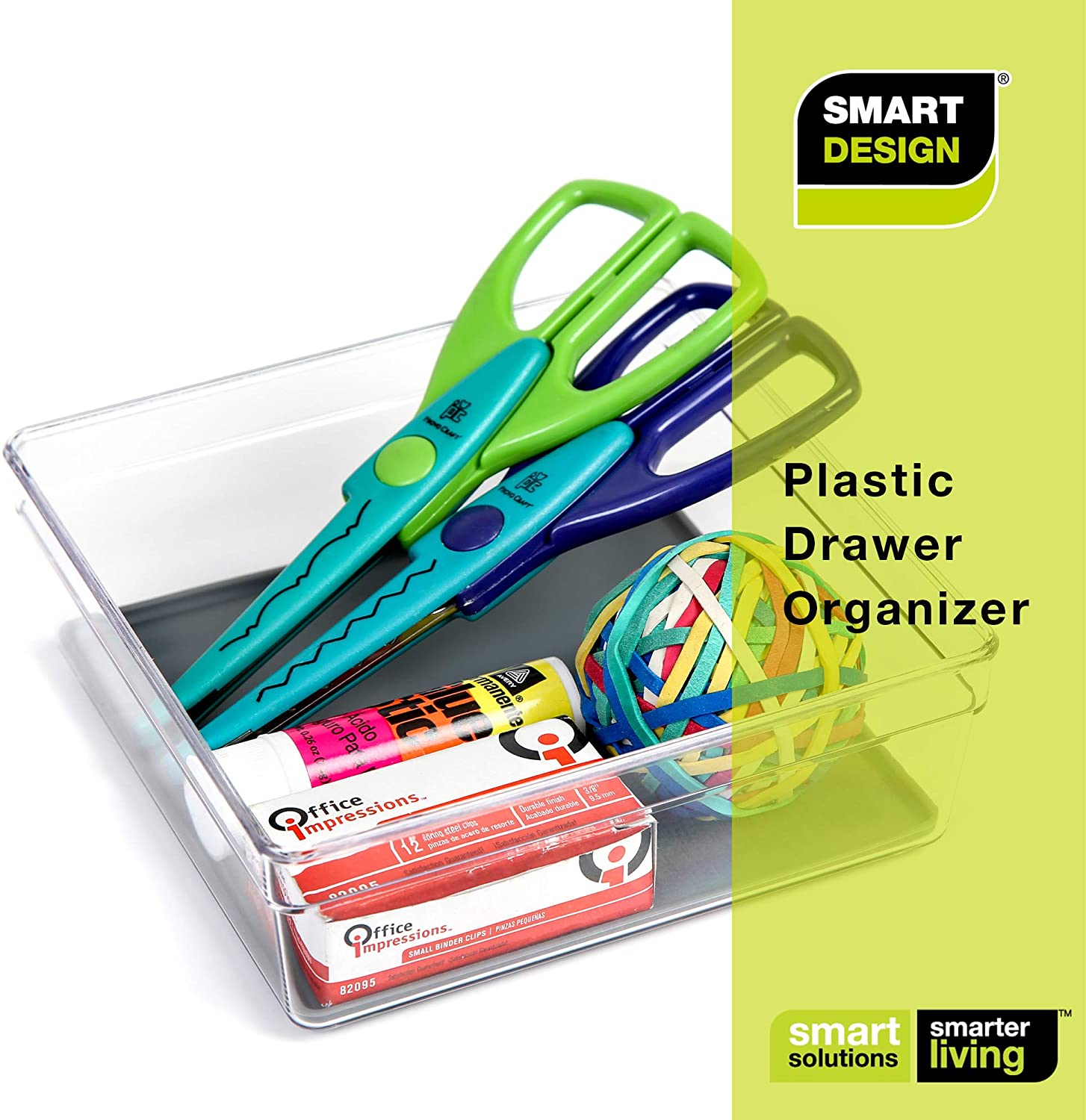 Plastic Drawer Organizer - 6 X 6 Inch
