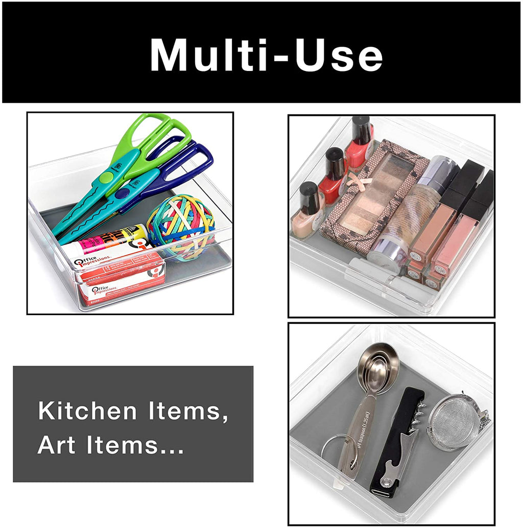 Plastic Drawer Organizer - 6 X 6 Inch