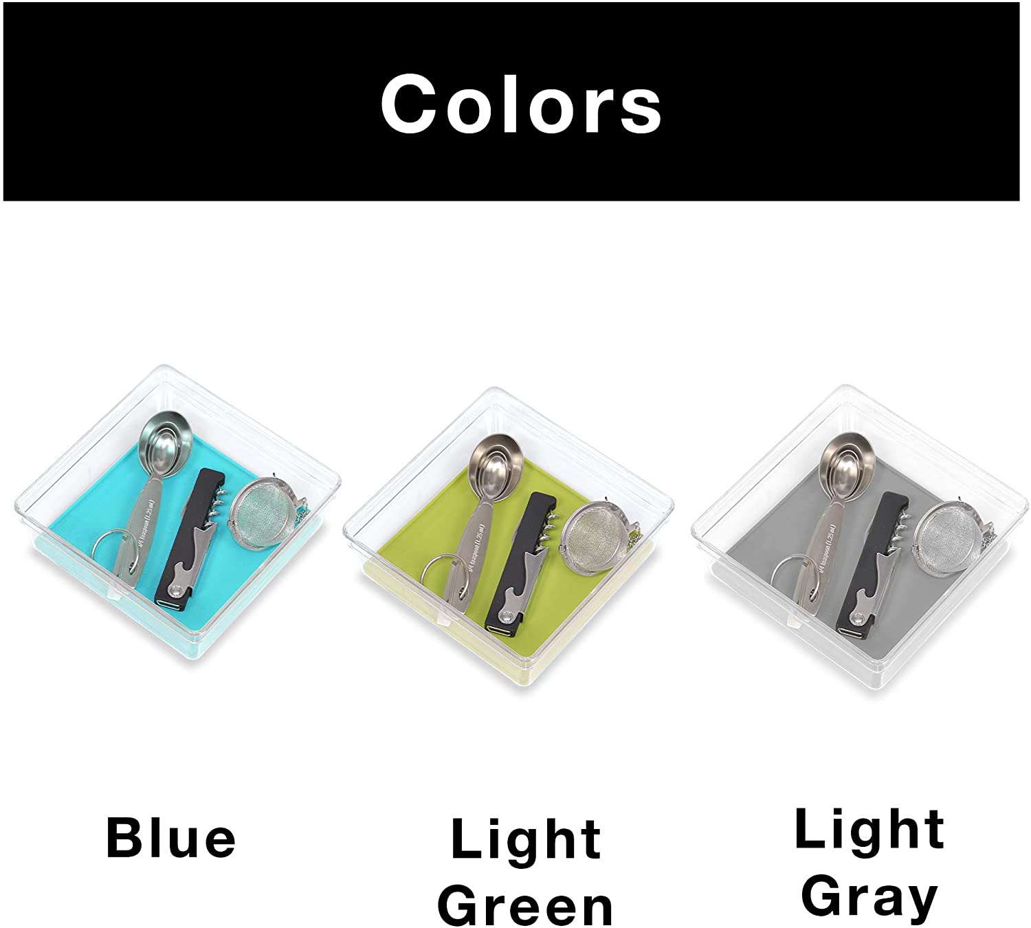 Plastic Drawer Organizer - 6 X 6 Inch