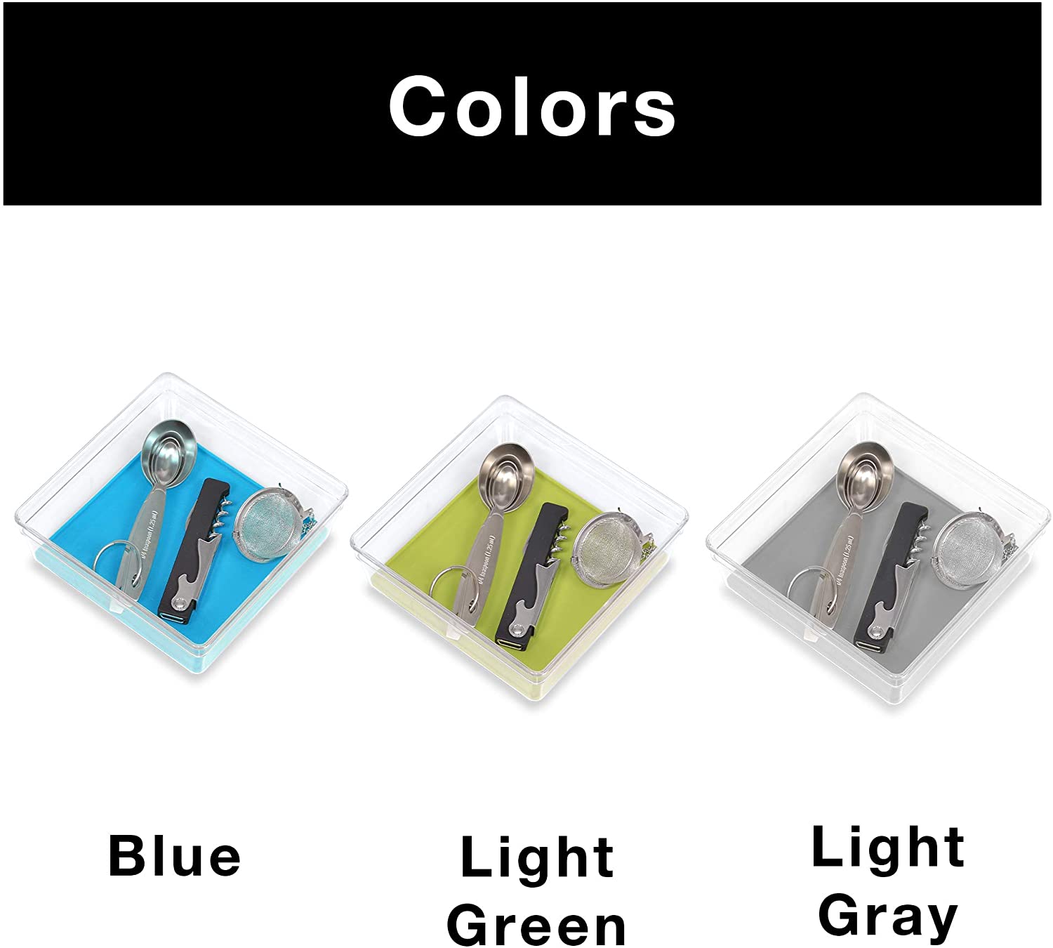 Plastic Drawer Organizer - 6 X 6 Inch