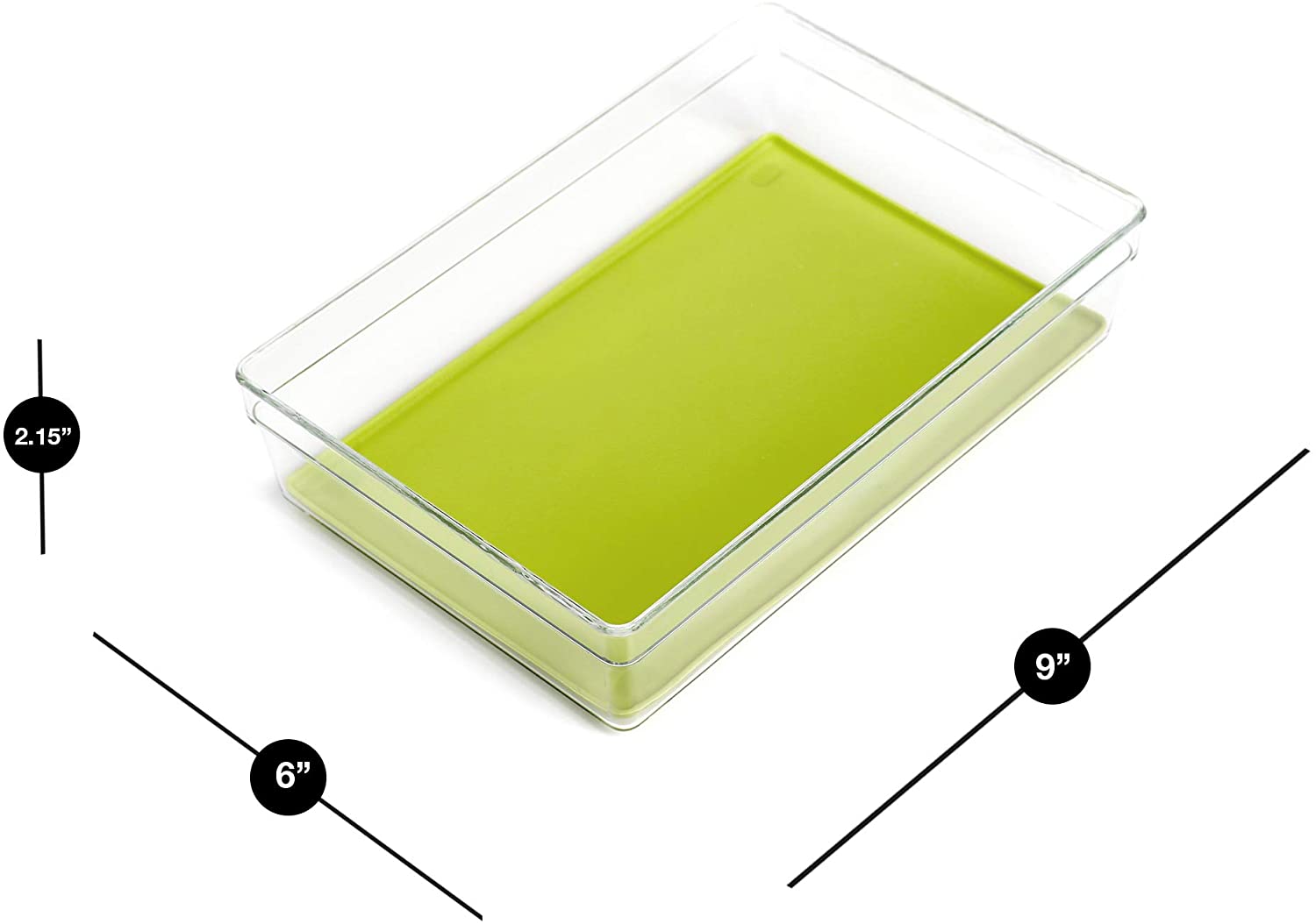Plastic Drawer Organizer - 9 X 6 Inch