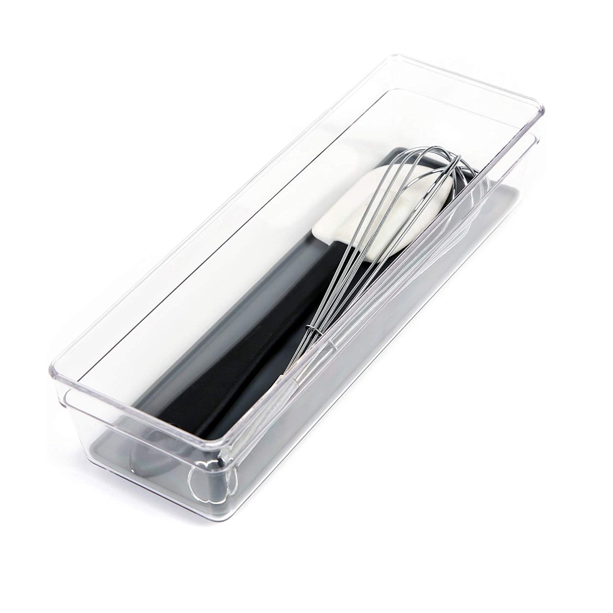 Plastic Drawer Organizer – BPA Free – 9" x 3" – Clear