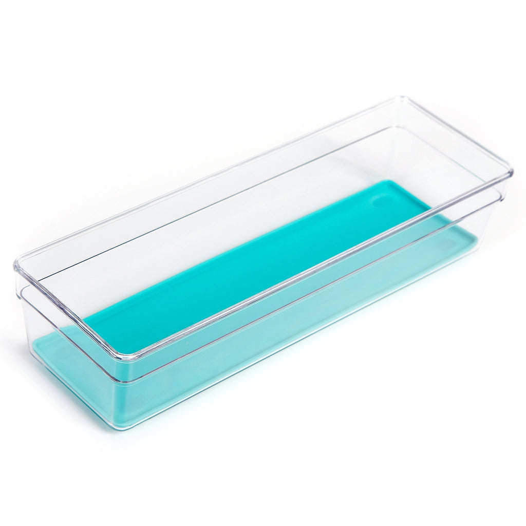 Plastic Drawer Organizer – BPA Free – 9" x 3" – Clear