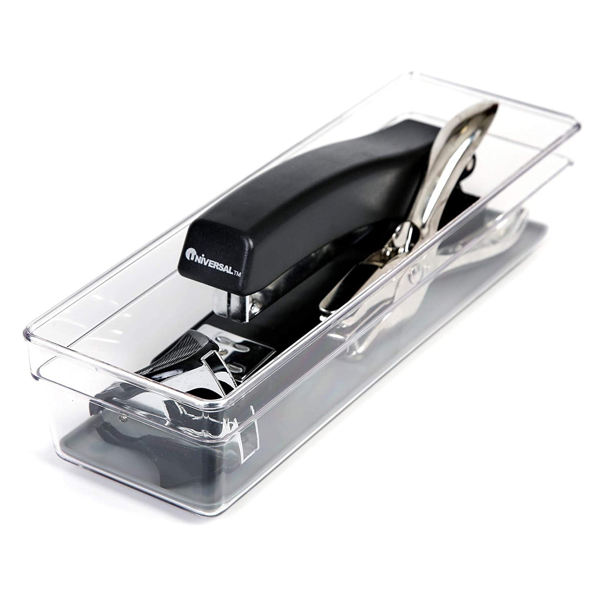 Plastic Drawer Organizer – BPA Free – 9" x 3" – Clear