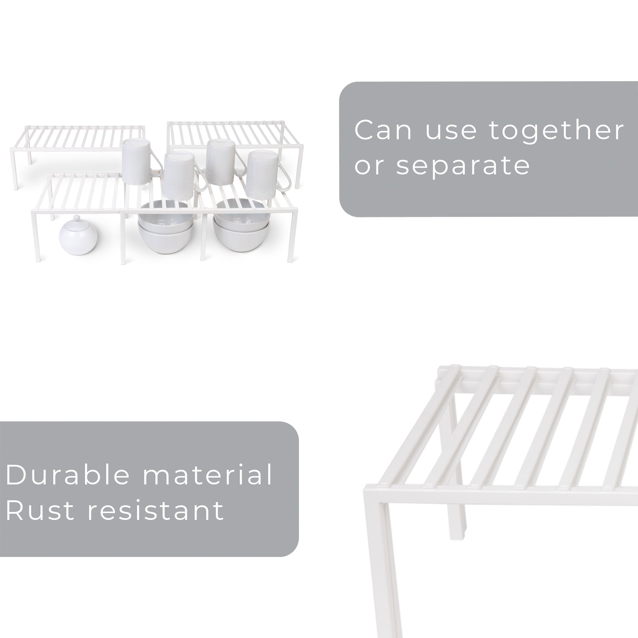 Premium Expandable Cabinet Storage Rack