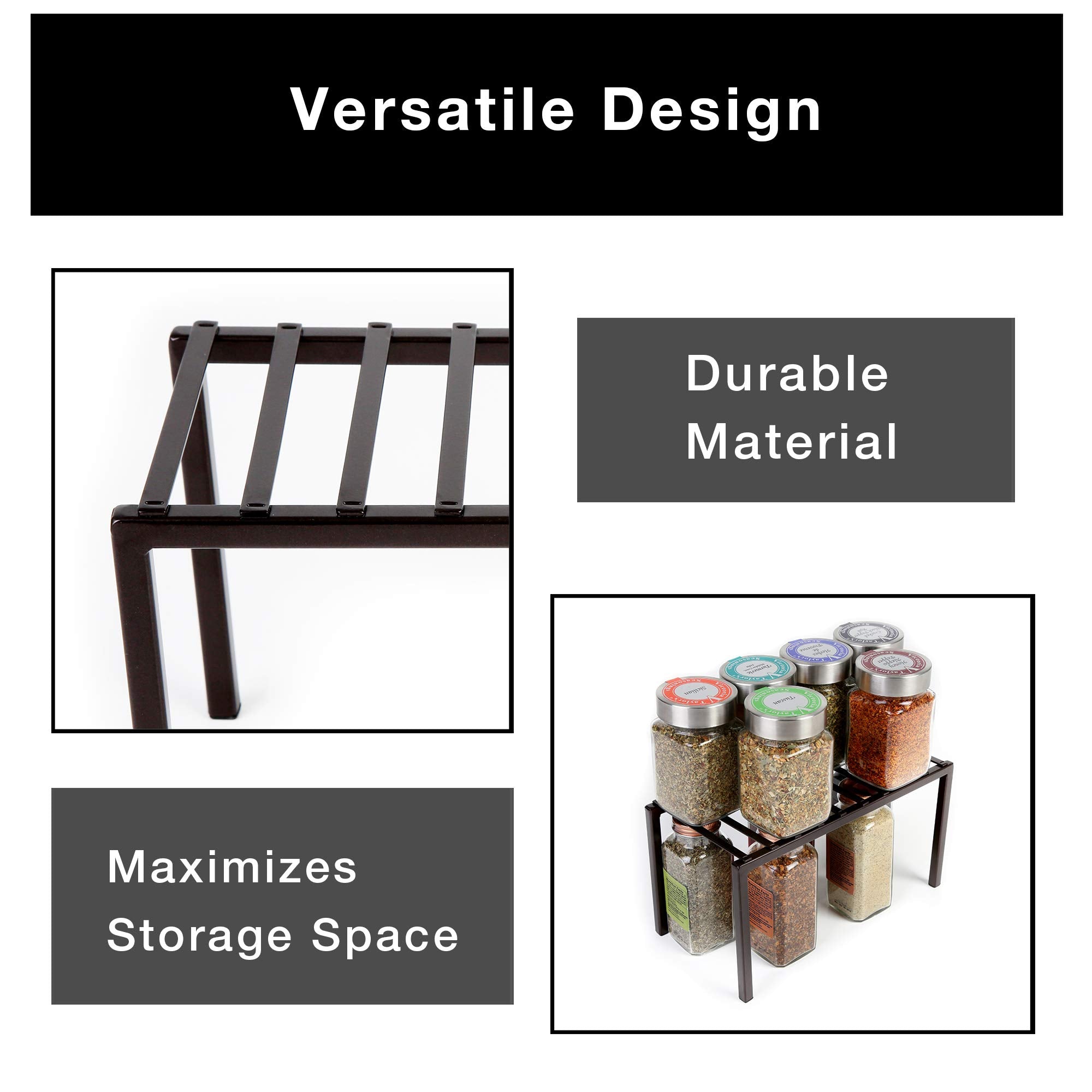 Premium Small Cabinet Storage Shelf Rack