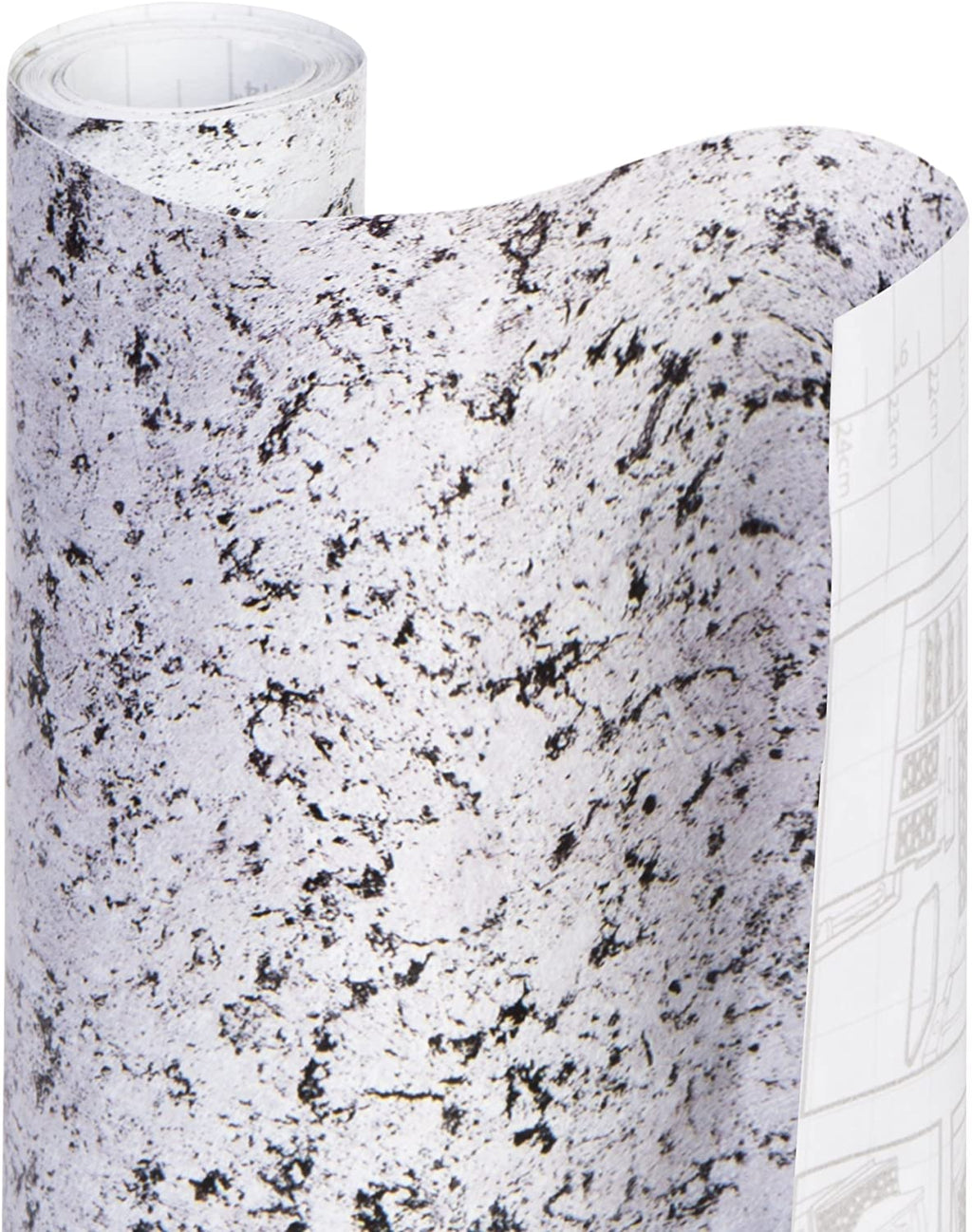 Shelf Liner Adhesive - (18 Inch x 20 Feet) - Drawer Cabinet Paper [Diamond Granite]